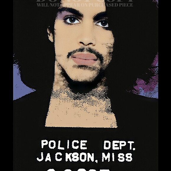 Prince Mugshot Artwork 8 X 10 | RARE 1980 Mug Shot Portrait | Poster Art Print - Picture 2 of 2